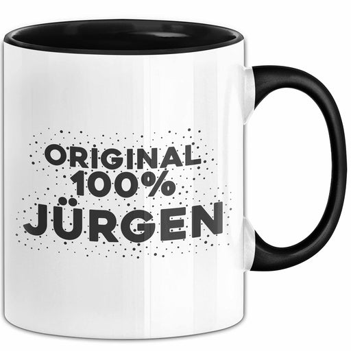 Juergen Tasse Original 100% Juergen Geschenk Schwarz Trendation