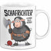 Schaf Tier Sarkasmus Tasse Becher Geschenk Lustige Geschenkidee Spruch Schafrichter Ich Mah Alles Nieder Weiß Trendation