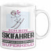 Skifahrer Geschenk Tasse Ich Bin Skifahrer Aber Sag Doch Einfach Superheld Lustige Geschenkdiee für Skifahrer Kaffee-Becher Weiß Trendation
