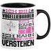 Vogelliebhaber Geschenk Kaffee-Tasse Geschenkidee für Vogelliebhaber Ich Bin Vogelliebhaber Ich Kann Es Dir Erklären Jedoch Nicht Für Dich Verstehen Spruch Lustig Schwarz Trendation