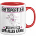 Reitsportler Tasse Geschenk für Reitsportler Der Mann Der Alles Kann Geschenkidee zum Geburtstag Rot Trendation