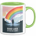 Büroarbeit Kollege Abschied Tasse Geschenk Lustige Geschenkidee Spruch Viel Glück Auf Deiner Neuen Reise Grün Trendation