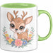 Hirsch Tier Tasse Geschenk Lustige Geschenkidee Spruch Grün Trendation