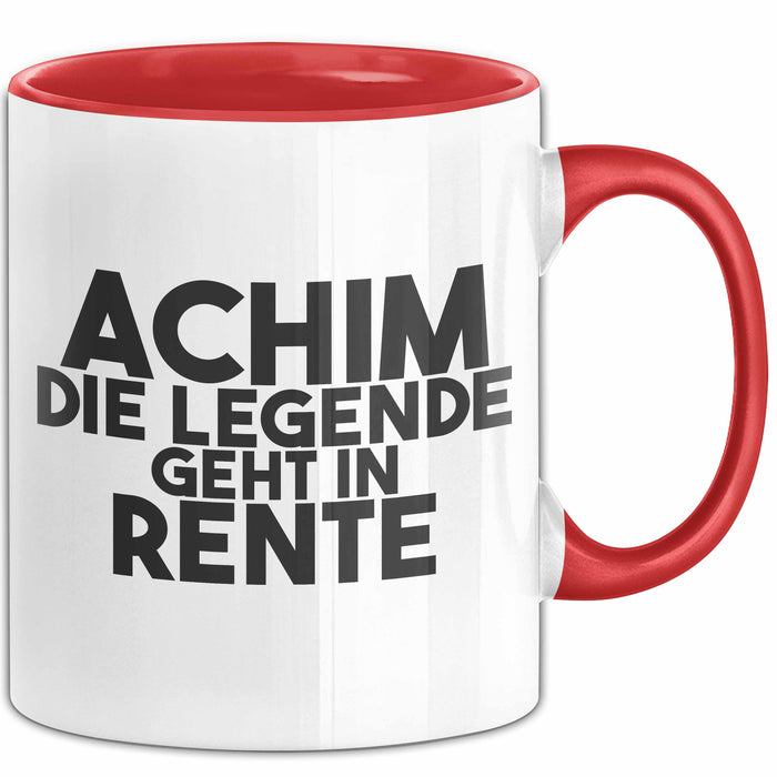 Achim Tasse Achim – Die Legende Geht In Rente Geschenk