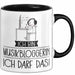 Geschenk für Musikbloggerin Tasse Lustige Geschenkidee Geburtstag Ich Bin Musikbloggerin Ich Darf Das Trendation