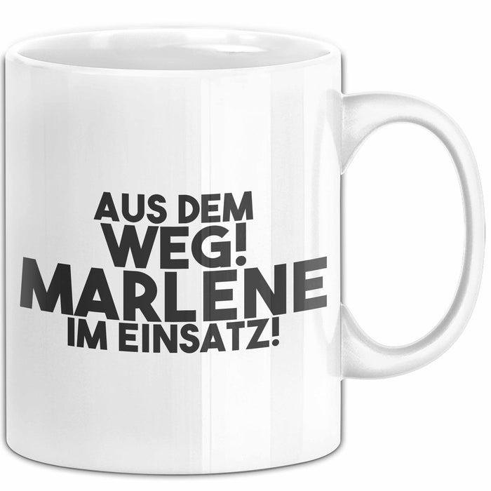 Marlene Tasse Aus Dem Weg! Marlene Im Einsatz! Geschenk