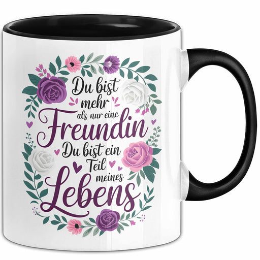 Freundschaft Tasse Geschenk Du Bist Mehr Als Nur Eine Freundin Geschenkidee Geburtstag Freundin Trendation