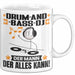 Drum-and-Bass-DJ Tasse Geschenk für Drum-and-Bass-DJ Der Mann Der Alles Kann Geschenkidee zum Geburtstag Weiß Trendation