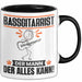Bassgitarrist Tasse Geschenk für Bassgitarrist Der Mann Der Alles Kann Geschenkidee zum Geburtstag Schwarz Trendation