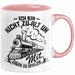 Modelleisenbahn Tasse Geschenk Ich Bin Nicht Zu Alt Um Mit Zügen Zu Spielen Eisenbahner Zugführer Geschenkidee Kaffee-Becher Rosa Trendation