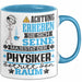 Physiker Geschenk Tasse Lustiger Spruch Erheben Sie Sich Der Physiker Betritt den Raum Blau Trendation