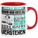 Drum-and-Bass-DJ Geschenk Tasse Lustige Geschenkdiee für einen Drum-and-Bass-DJ Geburtstag Ich Bin Drum-and-Bass-DJ Ich Kann Es Dir Erklären Aber Nicht Für Dich Verstehen Rot Trendation