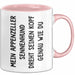 Appenzeller Sennenhund Hund Tasse Geschenk Lustige Geschenkidee Spruch Mein Appenzeller Sennenhund Dreht Seinen Kopf Genau Wie Du Rosa Trendation