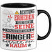 Ringer Geschenk Tasse Lustiger Spruch Erheben Sie Sich Der Ringer Betritt den Raum Schwarz Trendation