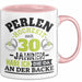 Perlenhochzeit Tasse Geschenk 30 Jahre Verheirtatet Geschenkidee Ehemann Ehefrau 30Er Jubuläum Becher Rosa Trendation
