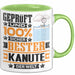Kanute Geschenk Lustiger Spruch für Kanute Geschenkidee Bester Kanute Der Welt Grün Trendation