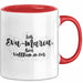 Eva-Maria Tasse Ich Eva-Maria, Bin Vollkommen Geschenk Rot Trendation
