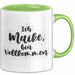 Maike Tasse Ich Maike, Bin Vollkommen Geschenk Grün Trendation
