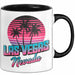Las Vegas Nevada USA Tasse Geschenk Lustige Geschenkidee Spruch Schwarz Trendation