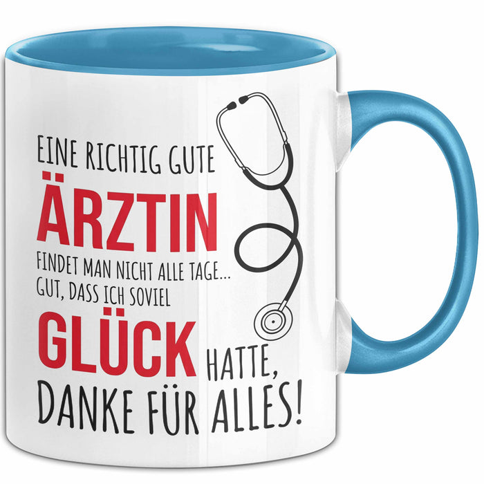Aerztin Tasse Geschenk Eine Richtig Gute Aerztin Danke Geschenkidee Beruf