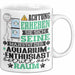 Aquarium-Enthusiast Geschenk Tasse Lustiger Spruch Erheben Sie Sich Der Aquarium-Enthusiast Betritt den Raum Weiß Trendation