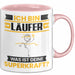 Läufer Tasse Geschenk für Läufer Geburtstag Lustiger Spruch Kaffee-Becher Was Ist Deine Superkraft Rosa Trendation