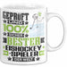 Eishockeyspieler Geschenk Lustiger Spruch für Eishockeyspieler Geschenkidee Bester Eishockeyspieler Der Welt Weiß Trendation