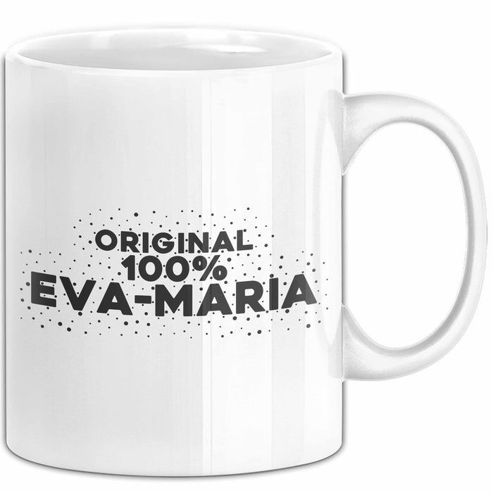 Eva-Maria Tasse Original 100% Eva-Maria Geschenk Weiß Trendation