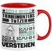 Tierheimunterstützer Geschenk Kaffee-Tasse Geschenkidee für Tierheimunterstützer Ich Bin Tierheimunterstützer Ich Kann Es Dir Erklären Jedoch Nicht Für Dich Verstehen Spruch Lustig Rot Trendation