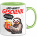 Sarkastisches Faultier Tasse Geschenk Lustige Geschenkidee Spruch Last Minute Geschenk Grün Trendation