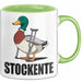 Stockente Tasse Geschenk Lustige Geschenkidee Spruch Stockente Grün Trendation