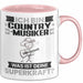 Country-Musiker Tasse Geschenk für Country-Musiker Geburtstag Lustiger Spruch Kaffee-Becher Was Ist Deine Superkraft Rosa Trendation
