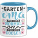 Garten Oma Tasse Geschenk Muttertag Witziger Spruch Cooler Becher Blau Trendation