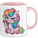 Sarkastisches Einhorn Tasse Geschenk Lustige Geschenkidee Rosa Trendation