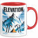 Bergsteiger Tasse Geschenk Lustige Geschenkidee Spruch Für Höhen Liebhaber Rot Trendation