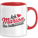 Marion Tasse Geschenk Ich Bin Vollkommen Marion Geschenkidee Geburtstag Rot Trendation