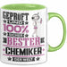 Chemiker Geschenk Lustiger Spruch für Chemiker Geschenkidee Bester Chemiker Der Welt Grün Trendation