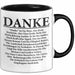 Danke Tasse Geschenk Lustige Geschenkidee Spruch Danke Trendation