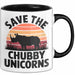 Nashorn Tasse Geschenk Lustige Geschenkidee Spruch Rettet Die Moppeligen Einhörner Schwarz Trendation
