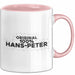 Hans-Peter Tasse Original 100% Hans-Peter Geschenk Rosa Trendation