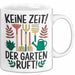 Garten Pflanzen Gärtner Tasse Geschenk Lustige Geschenkidee Spruch Keine Zeit Der Garten Ruft Weiß Trendation
