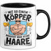 Glatzkopf Männer Tasse Geschenkidee Du Brauchst Keine Haare Trendation