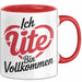 Ute Tasse Geschenk Ich Bin Vollkommen Ute Geschenkidee Geburtstag Rot Trendation
