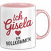 Gisela Tasse Geschenk Ich Bin Vollkommen Gisela Geschenkidee Geburtstag Rosa Trendation