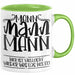 Mann Mann Mann Hier Ist Vielleicht Wieder Was Los Heute Tasse Geschenk Arbeit Büro Arbeitstasse Kaffee-Becher Grün Trendation