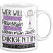Dirigentin Tasse Geschenk Spruch Wer Will Schon Prinzessin Sein Wenn Man Auch Dirigentin Sein Kann Weiß Trendation