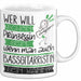 Bassgitarristin Tasse Geschenk Spruch Wer Will Schon Prinzessin Sein Wenn Man Auch Bassgitarristin Sein Kann Weiß Trendation