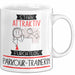 Parkour-Trainerin Tasse Geschenk Becher Stark Attraktiv Furchtlos Parkour-Trainerin Lustige Geschenkidee Weiß Trendation