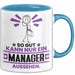 Manager Geschenk Tasse So Gut Kann Nur Ein Manager Aussehen Geschenkidee Kaffee-Becher Blau Trendation