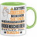 Bogenschießer Geschenk Tasse Lustiger Spruch Erheben Sie Sich Der Bogenschießer Betritt den Raum Grün Trendation